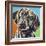 Painted Dachshund II-Carolee Vitaletti-Framed Art Print