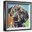 Painted Dachshund II-Carolee Vitaletti-Framed Art Print