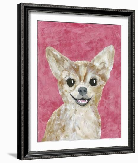 Painted Dogs - Chihuahua-Belle Poesia-Framed Giclee Print