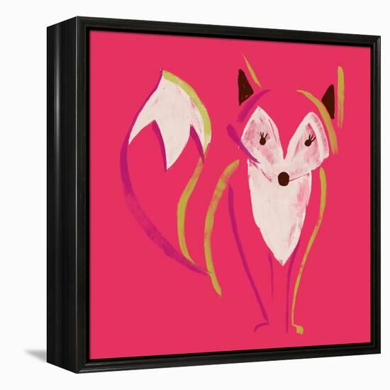 Painted Fox-null-Framed Premier Image Canvas