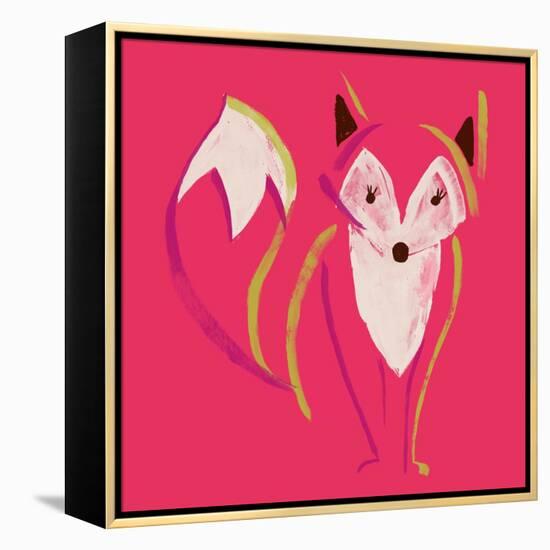 Painted Fox-null-Framed Premier Image Canvas