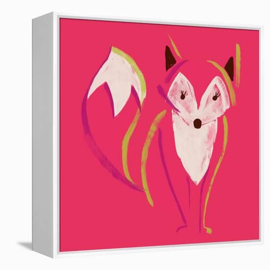 Painted Fox-null-Framed Premier Image Canvas