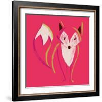 Painted Fox-null-Framed Giclee Print