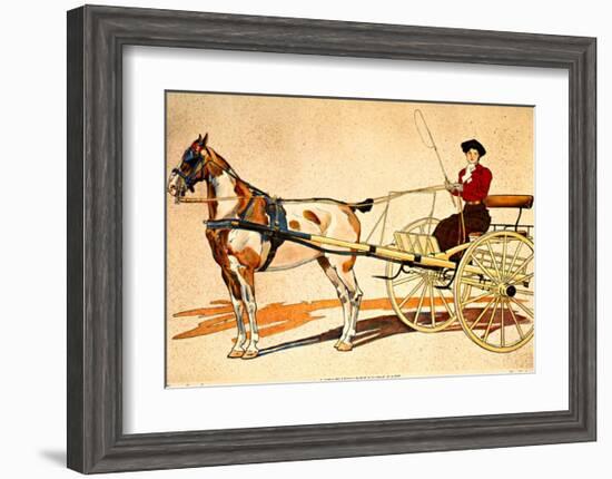 Painted Harness Pony-Edward Penfield-Framed Giclee Print