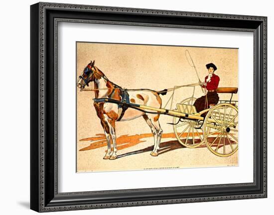 Painted Harness Pony-Edward Penfield-Framed Giclee Print