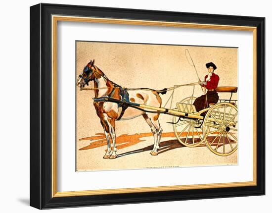 Painted Harness Pony-Edward Penfield-Framed Giclee Print