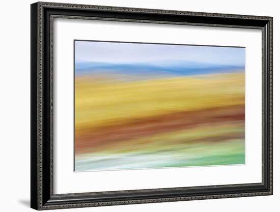 Painted Hills in Motion 4-Don Paulson-Framed Giclee Print