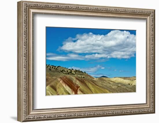 Painted Hills, John Day Fossil Beds National Monument, Mitchell, Oregon, USA.-Michel Hersen-Framed Photographic Print