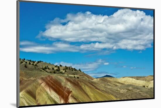 Painted Hills, John Day Fossil Beds National Monument, Mitchell, Oregon, USA.-Michel Hersen-Mounted Photographic Print