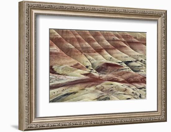 Painted Hills, John Day Fossil Beds National Monument, Mitchell, Oregon, USA-Michel Hersen-Framed Photographic Print