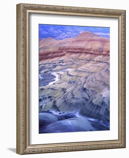 Painted Hills, John Day Fossil Beds National Monument, Oregon, USA-Charles Gurche-Framed Photographic Print