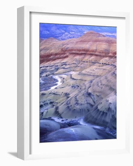 Painted Hills, John Day Fossil Beds National Monument, Oregon, USA-Charles Gurche-Framed Photographic Print