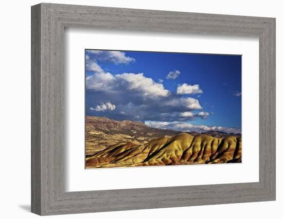 Painted Hills, John Day Fossil Beds, Oregon, USA-Michel Hersen-Framed Photographic Print