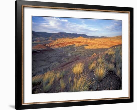 Painted Hills Unit, John Day Fossil Beds National Monument, Oregon, USA-Brent Bergherm-Framed Photographic Print