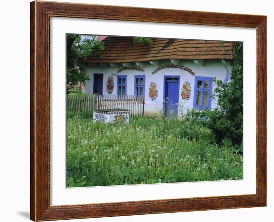 Painted House, Zalipie, Little Poland, Poland-Bruno Morandi-Framed Photographic Print
