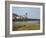 Painted Houses in Portishead Harbour on the Severn Estuary, Bristol, Somerset, England, UK-Liz Eve-Framed Photo