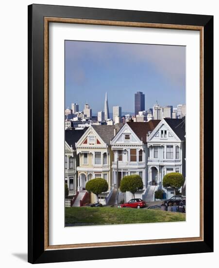 Painted Ladies Alamo Square, San Francisco, California, Usa-Rob Tilley-Framed Photographic Print