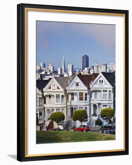 Painted Ladies Alamo Square, San Francisco, California, Usa-Rob Tilley-Framed Photographic Print