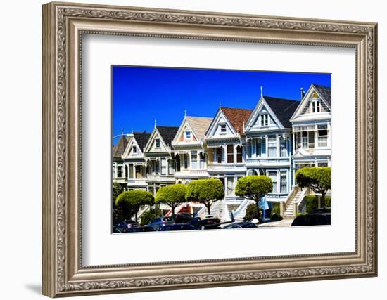 Painted Ladies - Alamo Square - San Francisco - Californie - United States-Philippe Hugonnard-Framed Photographic Print