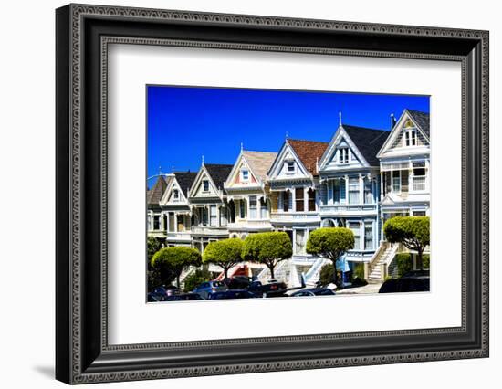 Painted Ladies - Alamo Square - San Francisco - Californie - United States-Philippe Hugonnard-Framed Photographic Print