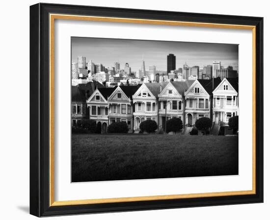 Painted Ladies Mono-John Gusky-Framed Photographic Print