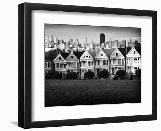 Painted Ladies Mono-John Gusky-Framed Photographic Print