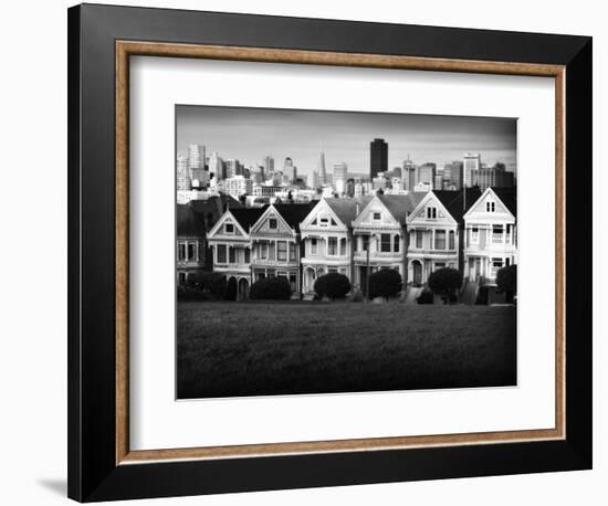 Painted Ladies Mono-John Gusky-Framed Photographic Print