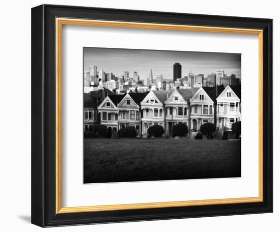 Painted Ladies Mono-John Gusky-Framed Photographic Print