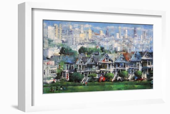 Painted Ladies-Mark Lague-Framed Art Print