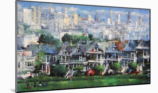 Painted Ladies-Mark Lague-Mounted Art Print