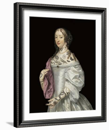 Painted Lady-Eccentric Accents-Framed Giclee Print