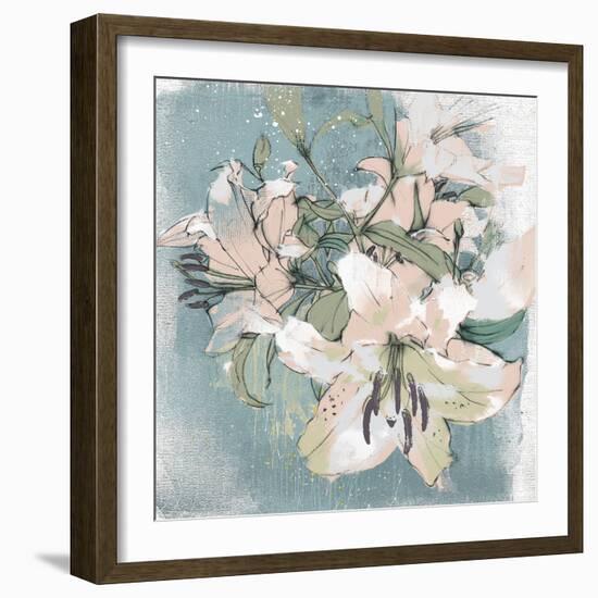 Painted Lilies I-Ken Hurd-Framed Giclee Print