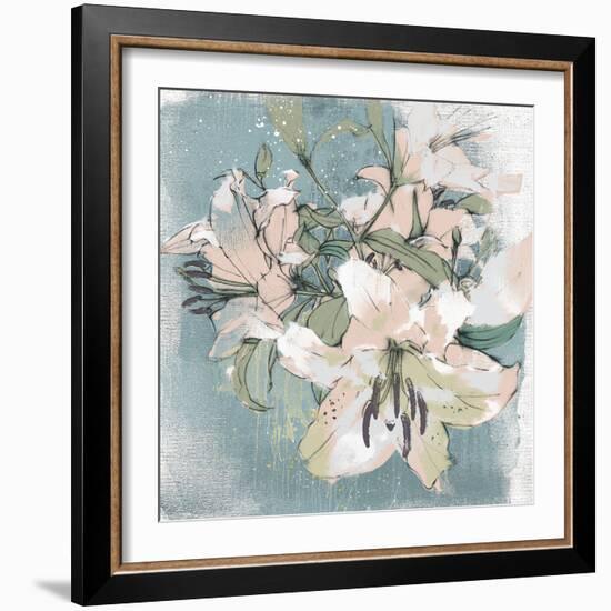 Painted Lilies I-Ken Hurd-Framed Giclee Print