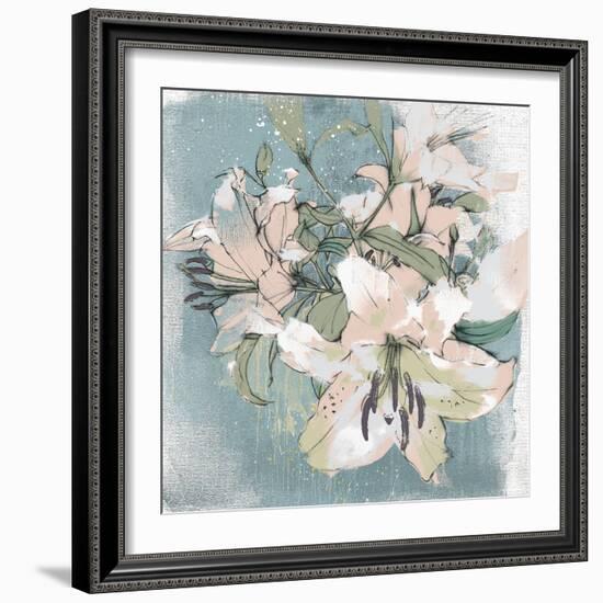 Painted Lilies I-Ken Hurd-Framed Giclee Print