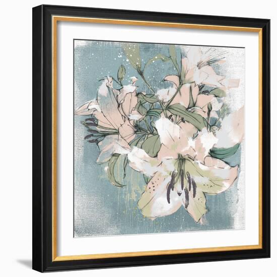 Painted Lilies I-Ken Hurd-Framed Giclee Print