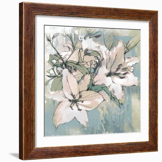 Painted Lilies II-Ken Hurd-Framed Giclee Print