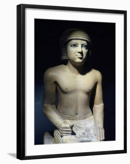 Painted Limestone Statue-null-Framed Giclee Print
