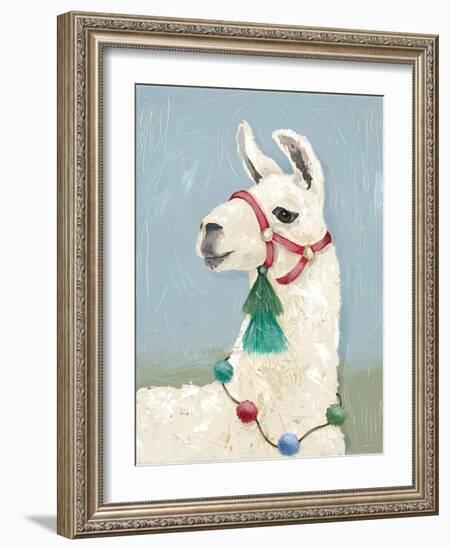 Painted Llama I-Jade Reynolds-Framed Art Print