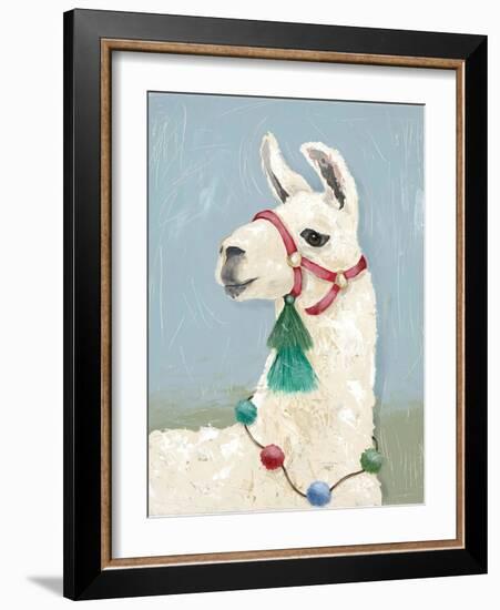 Painted Llama I-Jade Reynolds-Framed Art Print