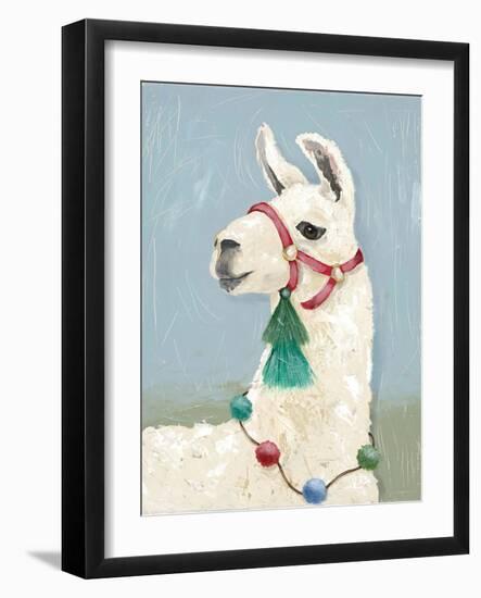 Painted Llama I-Jade Reynolds-Framed Art Print