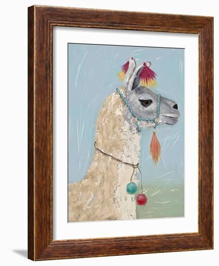 Painted Llama II-Jade Reynolds-Framed Art Print