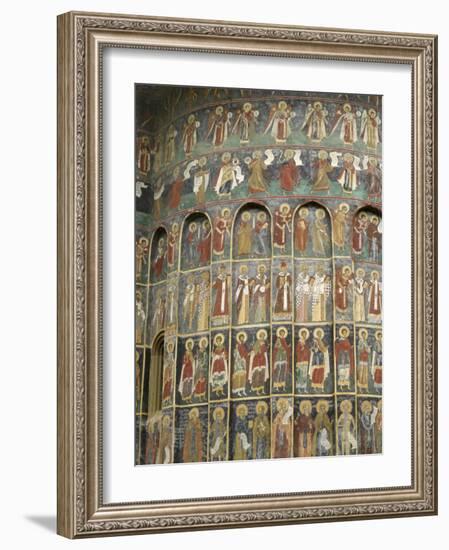 Painted Monastery of Sucevita, Moldavia and Southern Bucovina Area, Romania, Europe-Gary Cook-Framed Photographic Print
