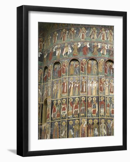 Painted Monastery of Sucevita, Moldavia and Southern Bucovina Area, Romania, Europe-Gary Cook-Framed Photographic Print