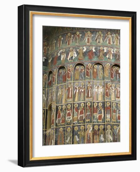 Painted Monastery of Sucevita, Moldavia and Southern Bucovina Area, Romania, Europe-Gary Cook-Framed Photographic Print