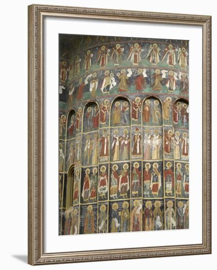 Painted Monastery of Sucevita, Moldavia and Southern Bucovina Area, Romania, Europe-Gary Cook-Framed Photographic Print