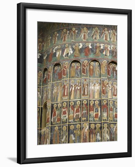 Painted Monastery of Sucevita, Moldavia and Southern Bucovina Area, Romania, Europe-Gary Cook-Framed Photographic Print