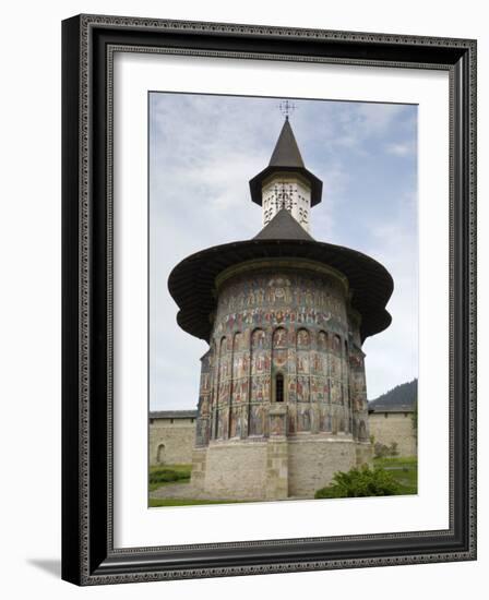 Painted Monastery of Sucevita, Moldavia, Southern Bucovina, Romania, Europe-Gary Cook-Framed Photographic Print