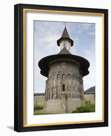 Painted Monastery of Sucevita, Moldavia, Southern Bucovina, Romania, Europe-Gary Cook-Framed Photographic Print