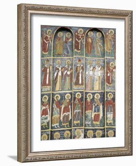 Painted Monastery of Sucevita, Moldavia, Southern Bucovina, Romania, Europe-Gary Cook-Framed Photographic Print