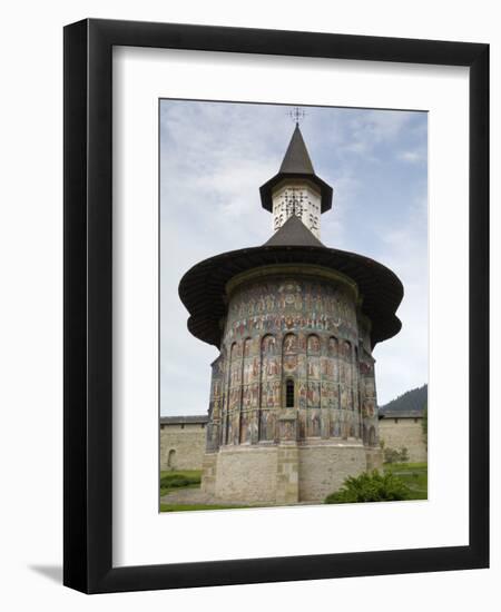 Painted Monastery of Sucevita, Moldavia, Southern Bucovina, Romania, Europe-Gary Cook-Framed Photographic Print